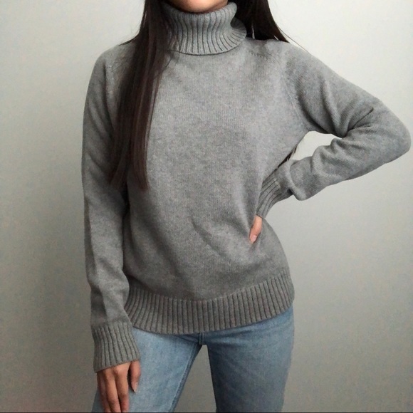 Grey Turtle Neck Sweater - Picture 3 of 7